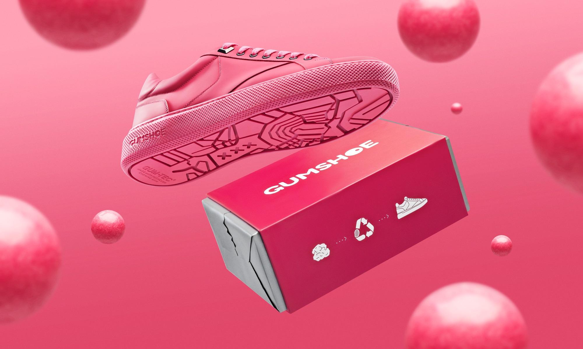 WANT: Gumshoe sneakers gemaakt van gerecycled kauwgom van de Amsterdamse  straten