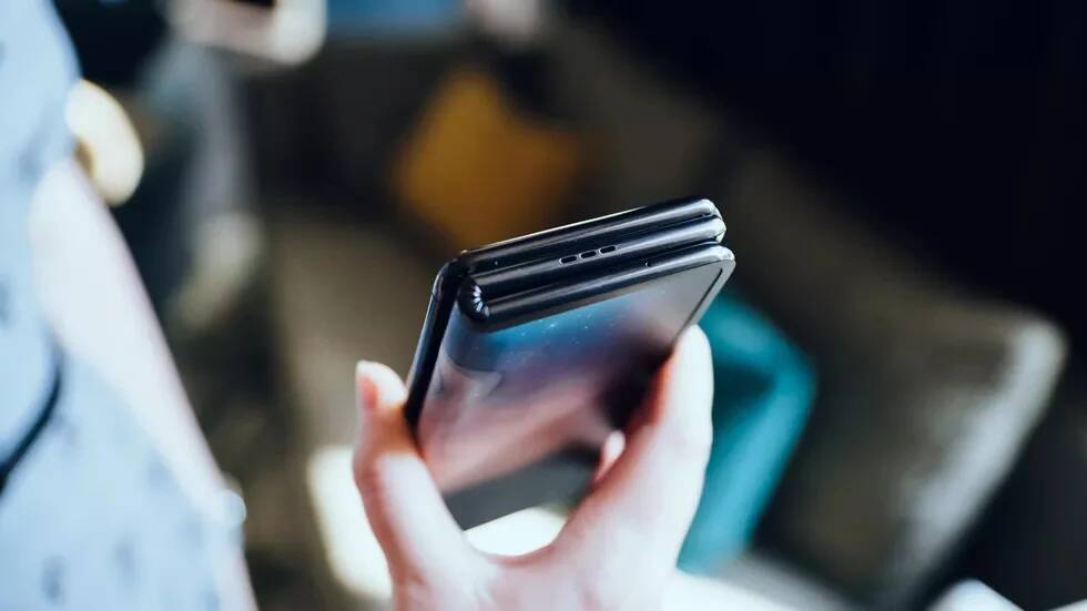 Opvouwbare smartphone