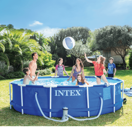 intex familiezwembad Aldi