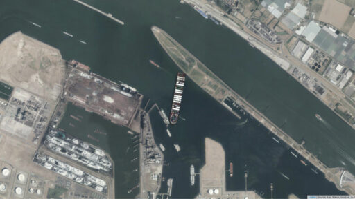 Ever Given Rotterdam