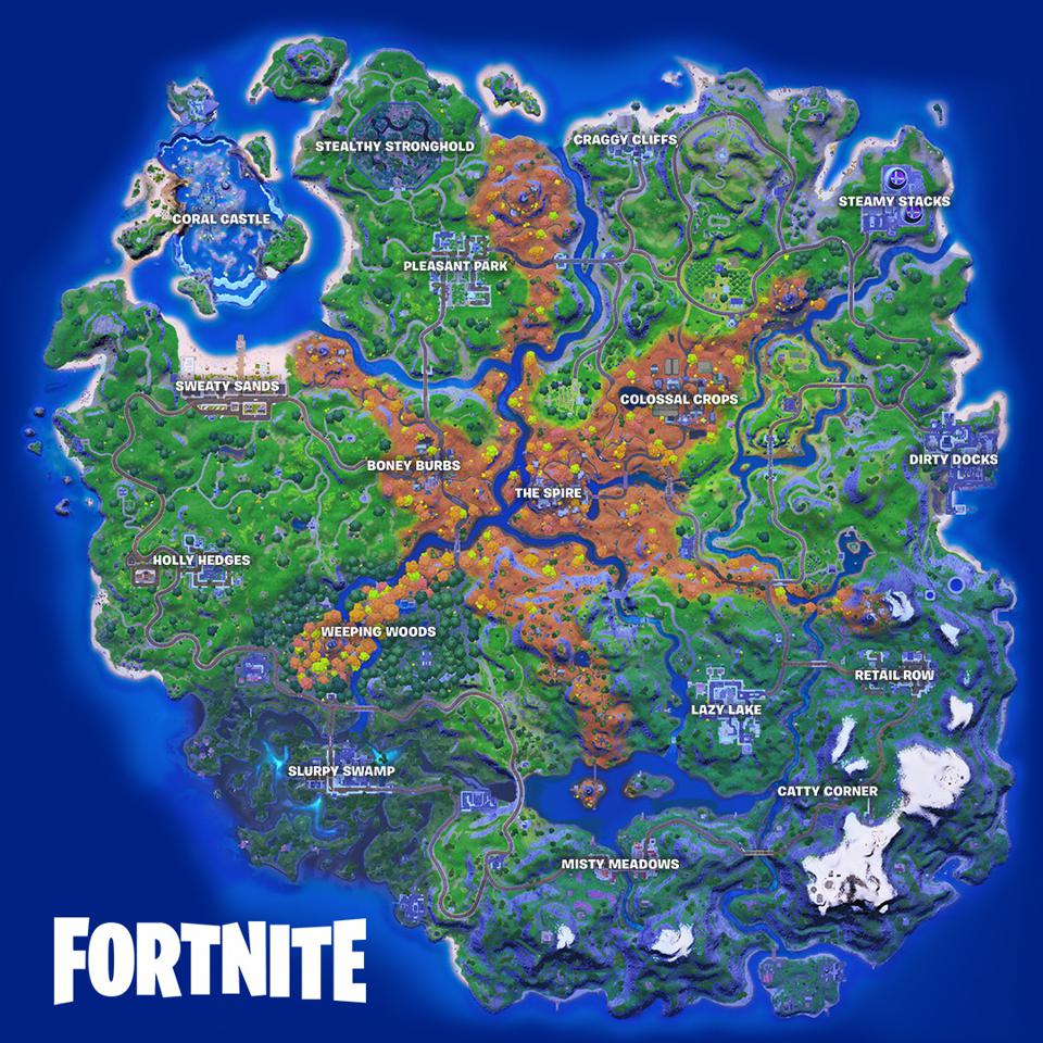 Fortnite Season 6 map