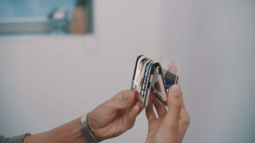 Opvouwbare smartphone van Samsung