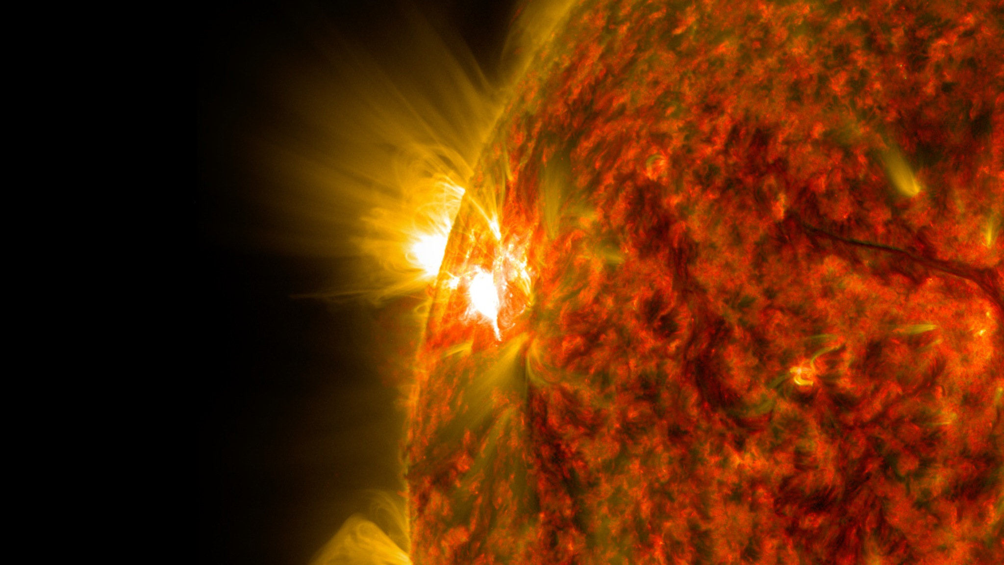 Solar flare 2021
