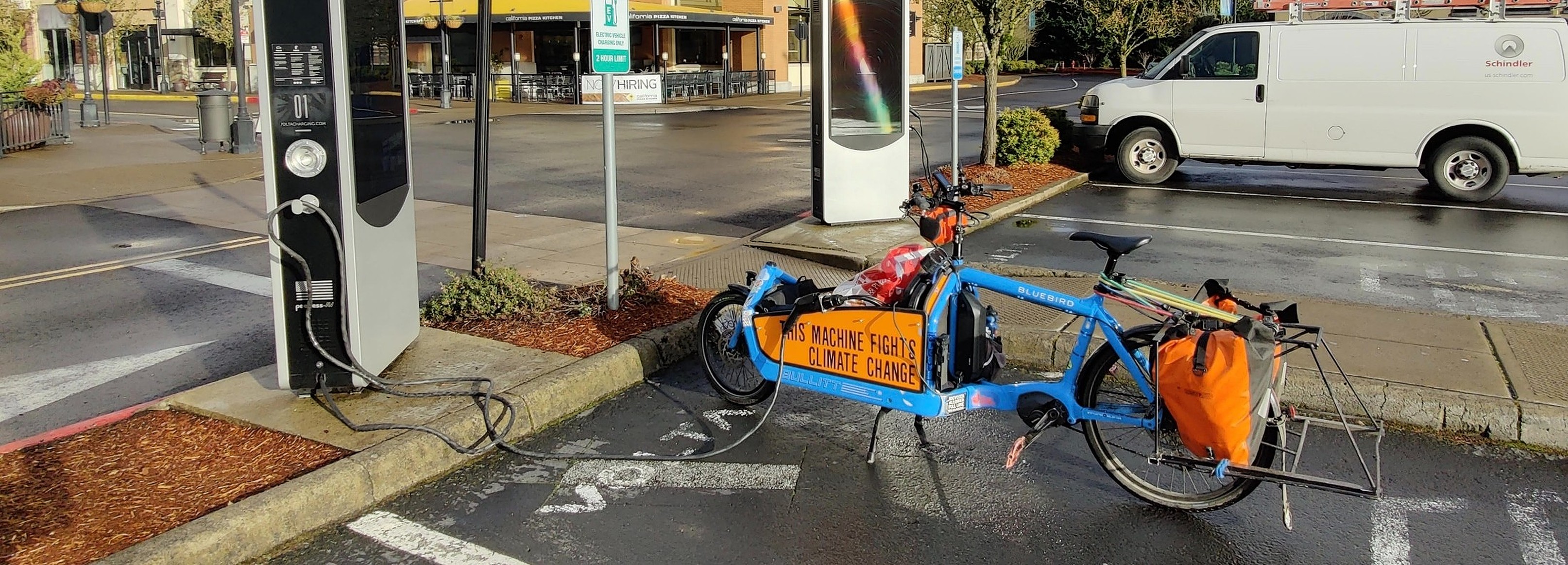 Elektrische fiets laadstation