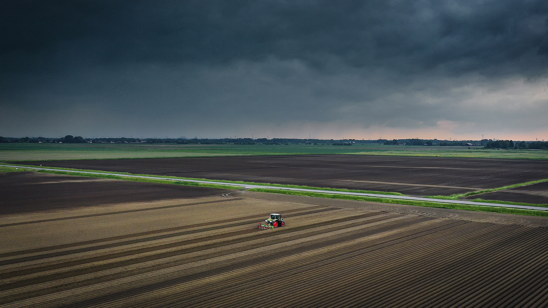 Storm supercel Nederland.
