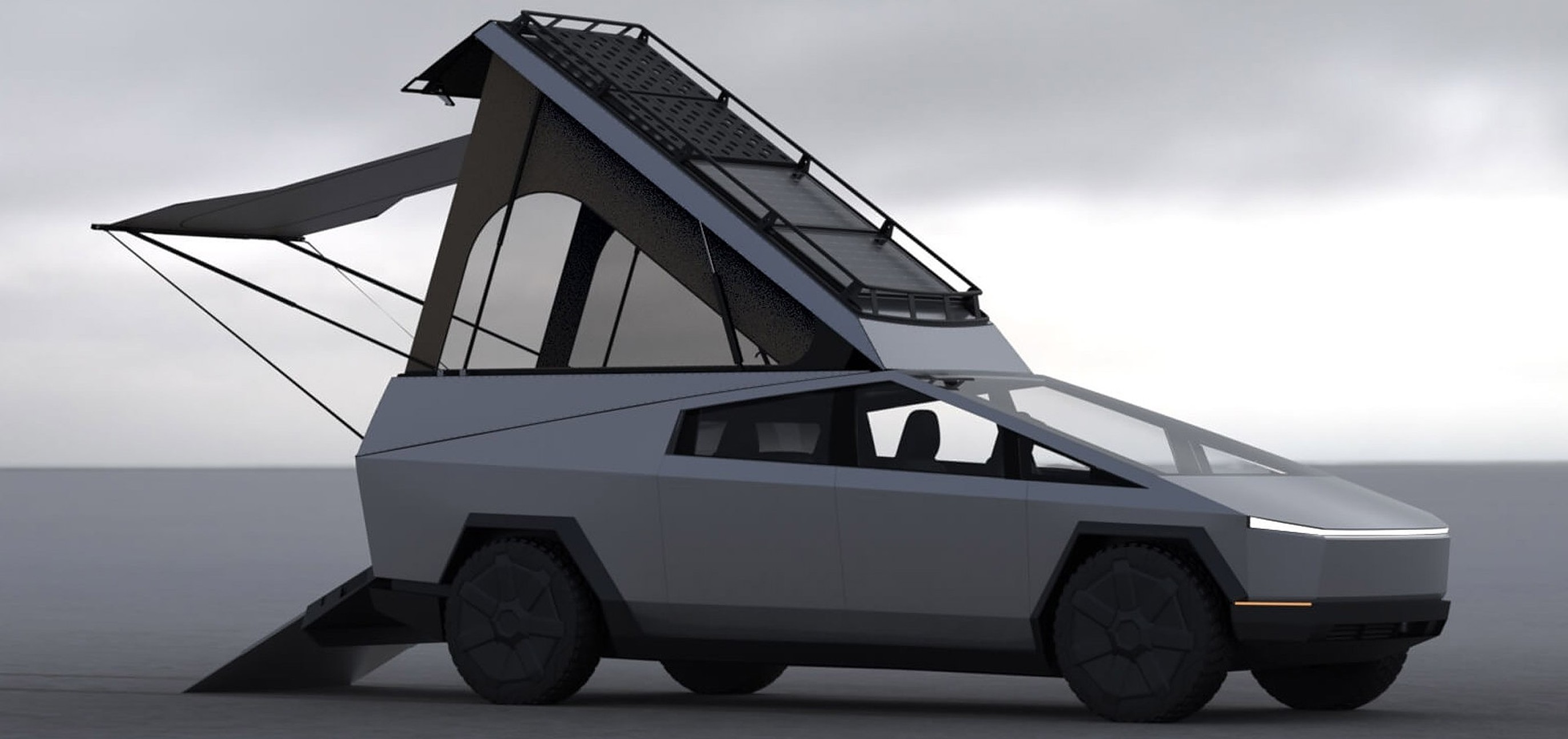 Tesla Cybertruck Space Camper