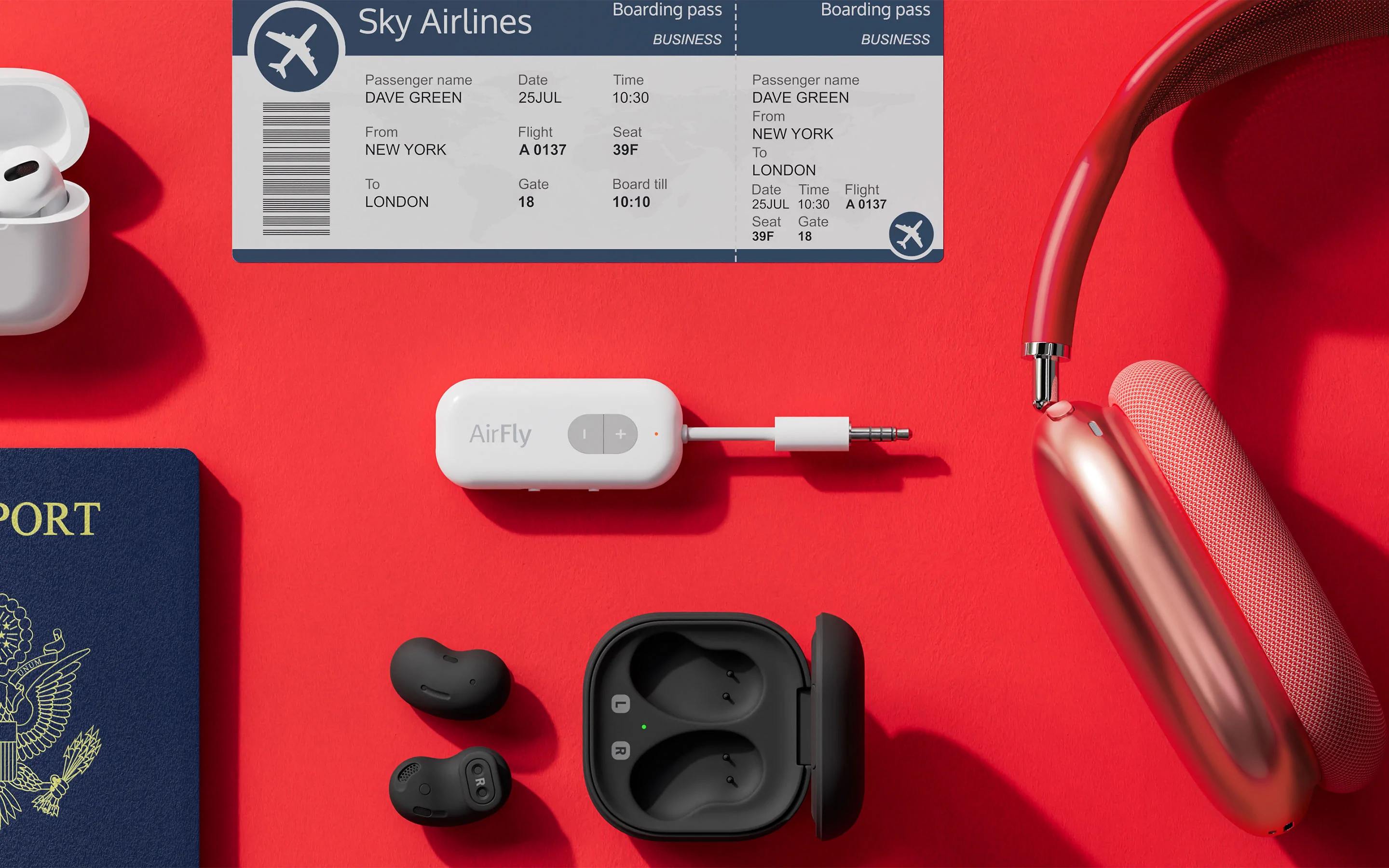 Vernieuwde AirFly voor AirPods en andere draadloze oortjes