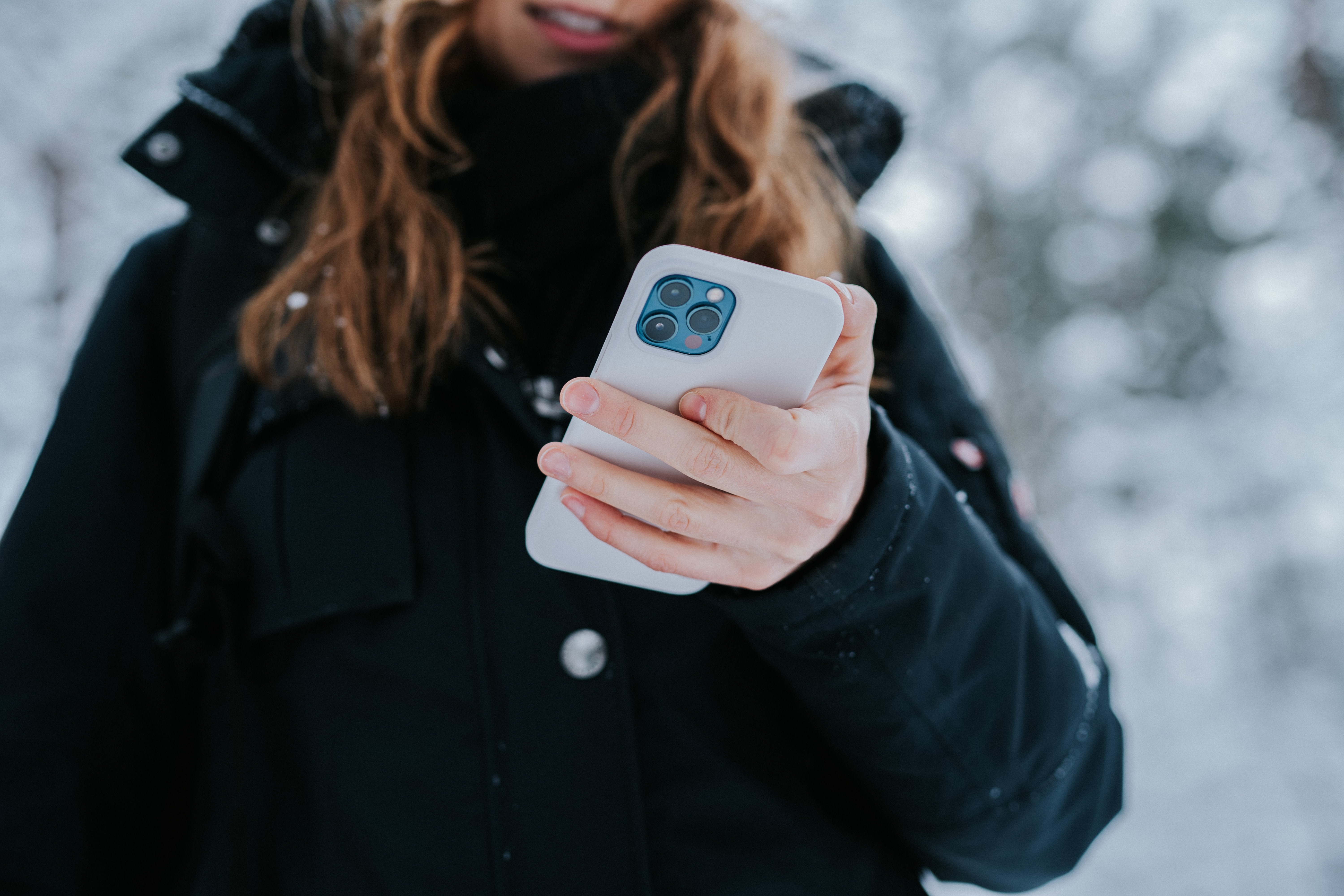 iPhone in de winter, Siri