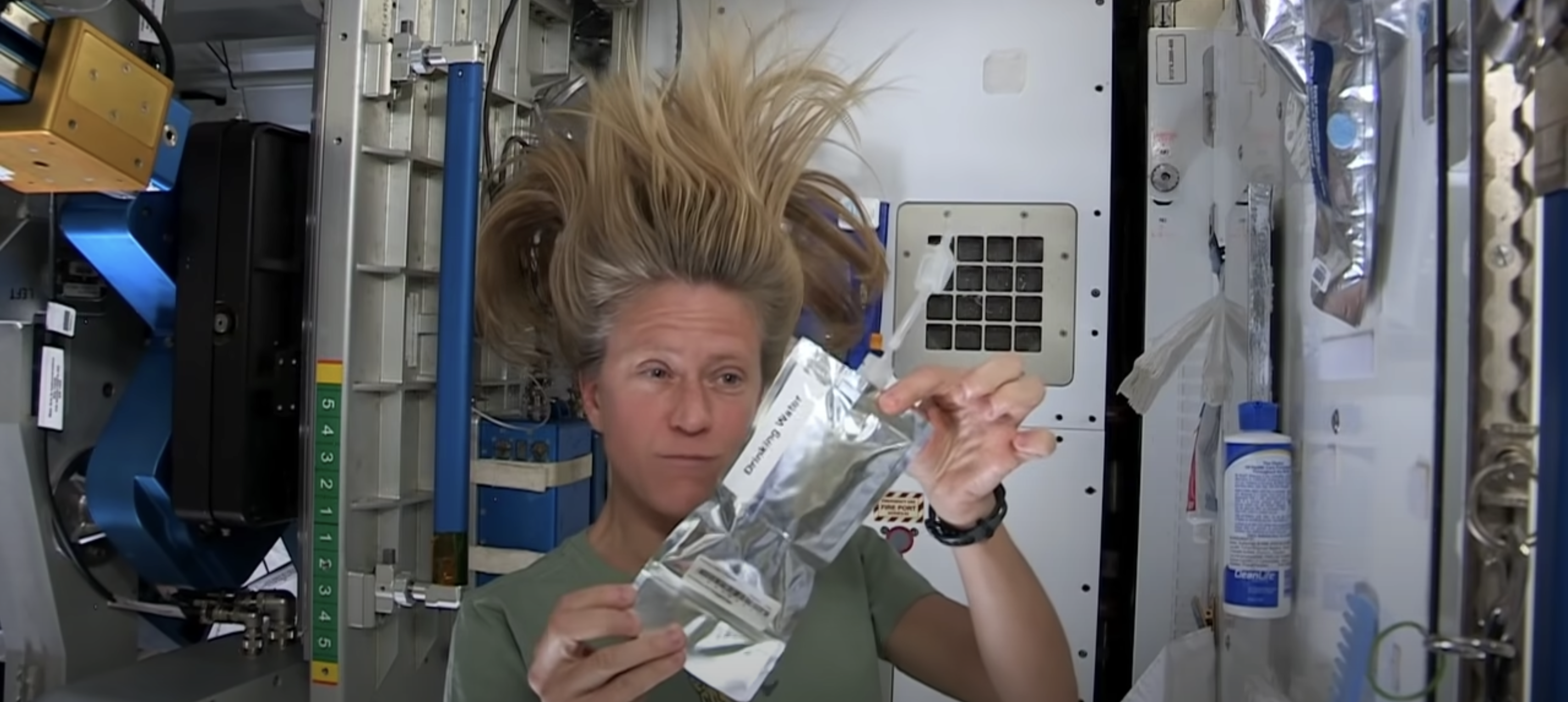 NASA-astronauten drinken meer zweet en urine en dat is goud