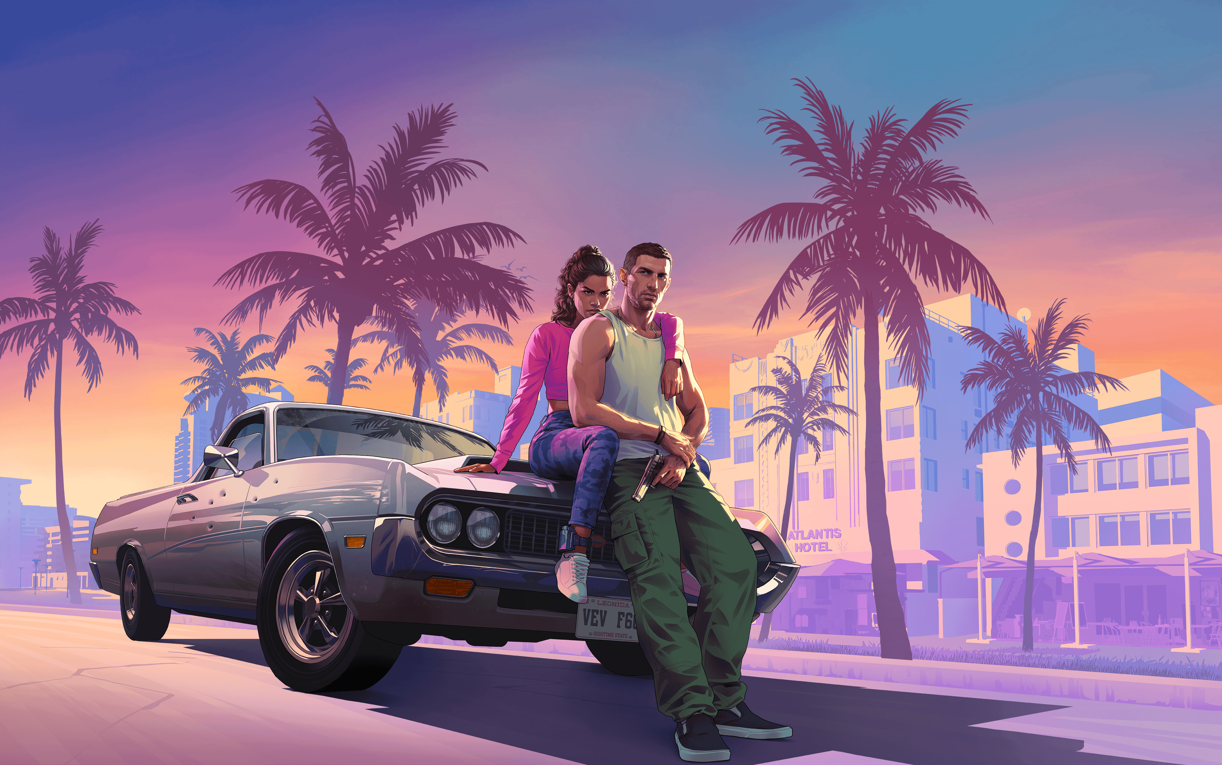 De key art cover van Grand Theft Auto 6