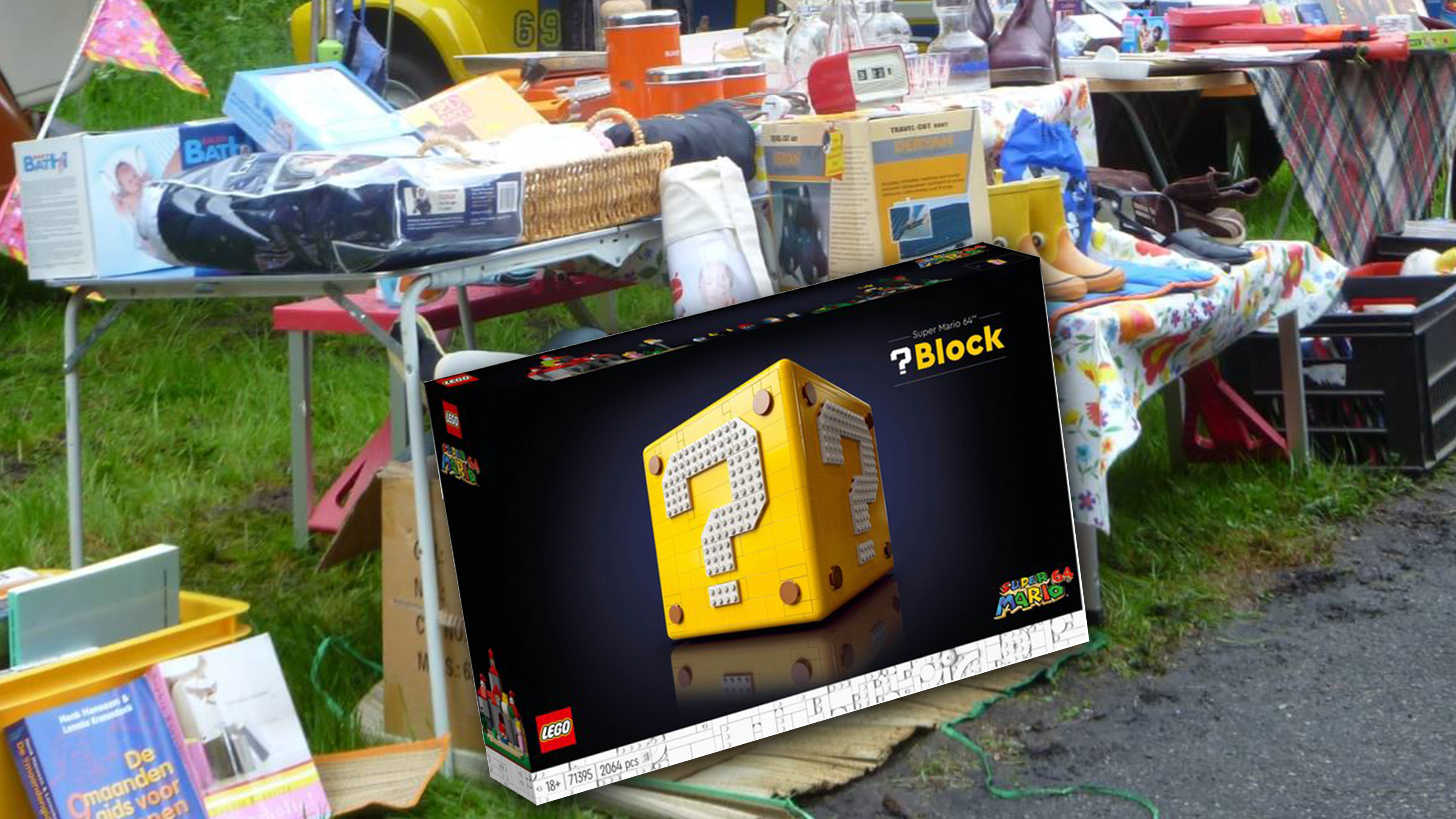 De Lego Super Mario 64 Vraagtekenblok is misschien wel de vetste Lego-set ooit