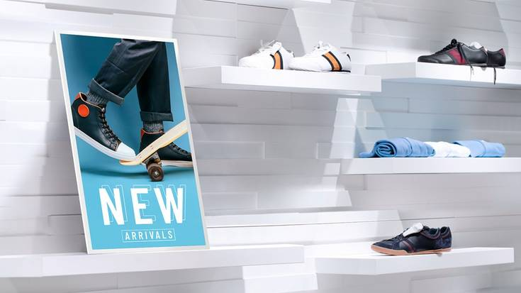 Samsung komt met een nieuw product dat alle posters in winkels en op straat moet gaan vervangen.