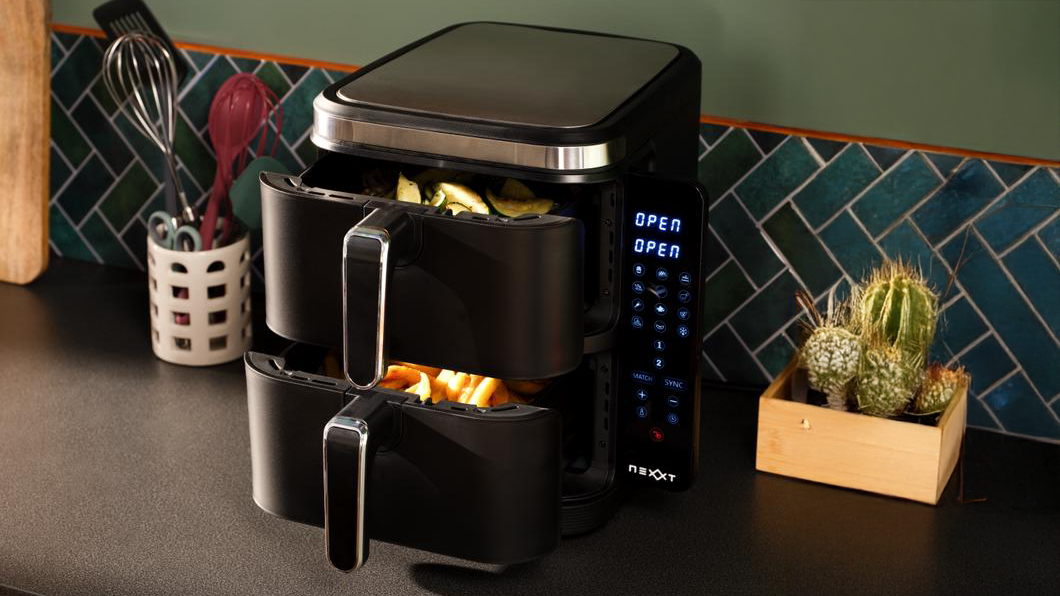Action stunt met de ideale dubbele airfryer