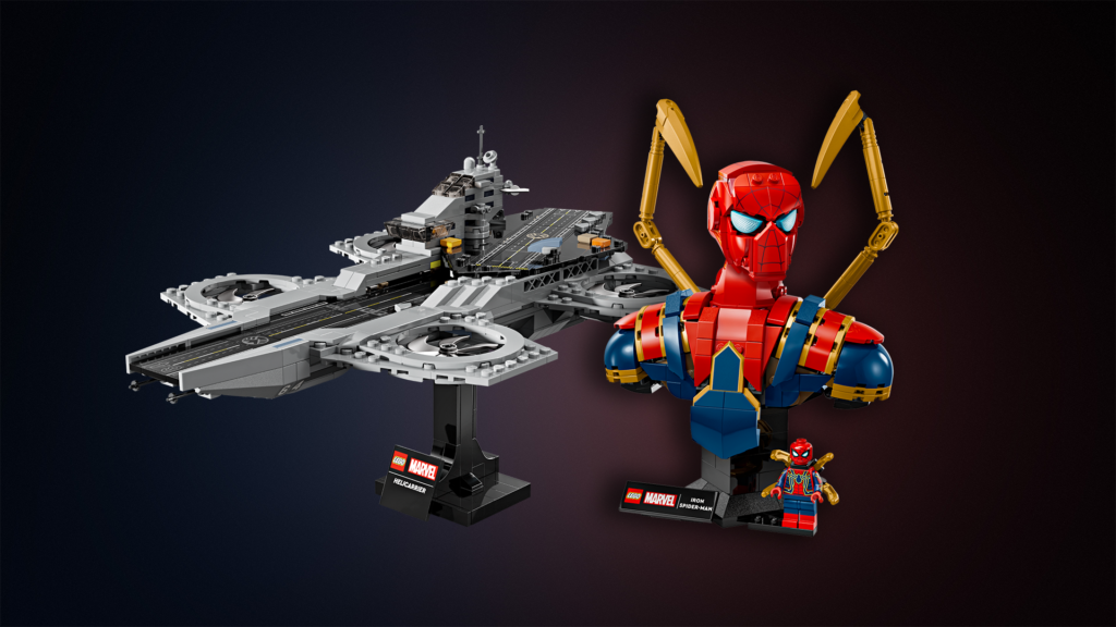 Grote Lego-sets staan mooi in je woonkamer, maar Marvel-fans kunnen ook voor weinig hun kamer opleuken met deze twee setjes.