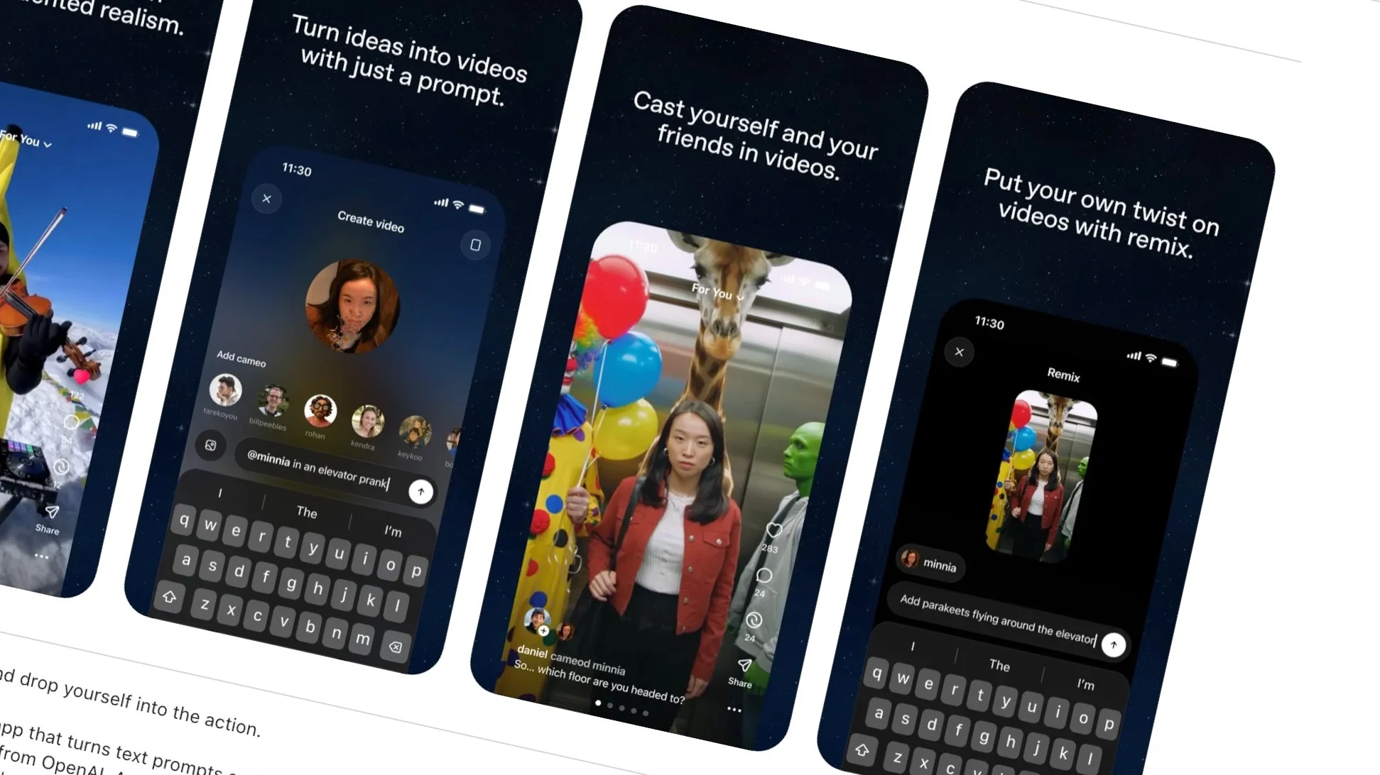 ChatGPT-maker OpenAI heeft de populariteit van hun eigen chatbot ingehaald met een andere, nieuwe AI-app die video's maakt.