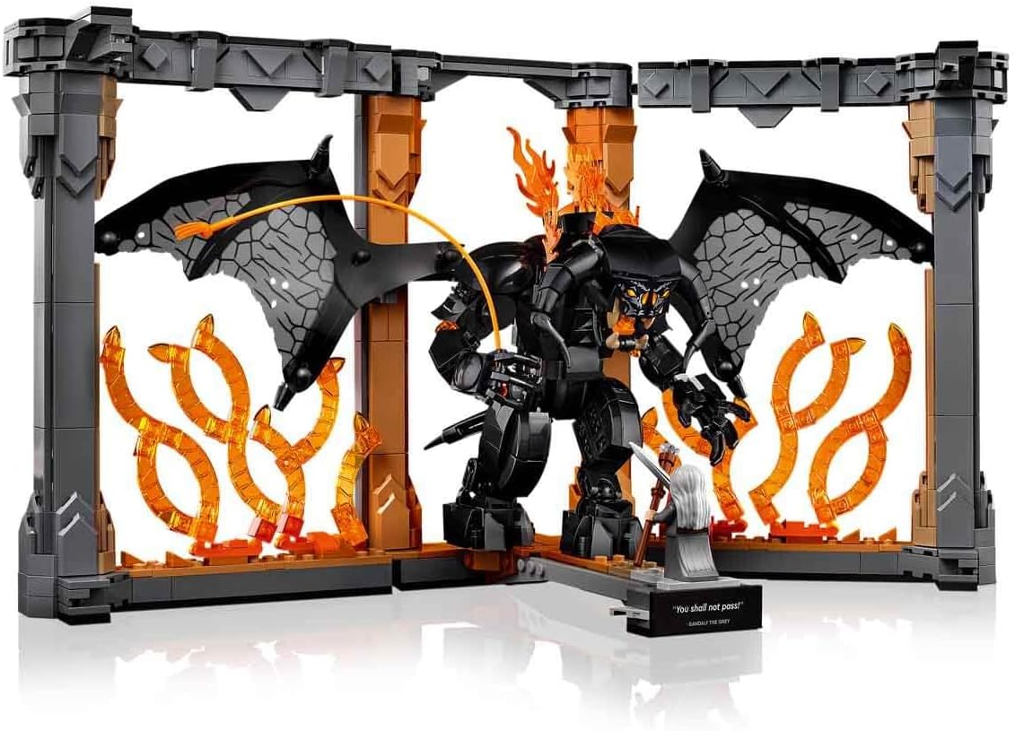 LEGO Icons The Lord of the Rings: Balrog Boekensteun